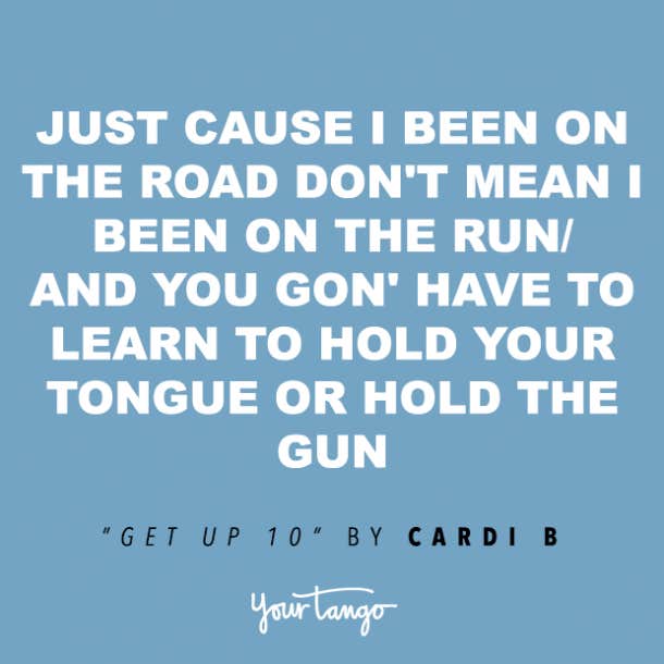 cardi b lyrics about haters